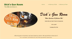 Desktop Screenshot of dicksgunroom.com